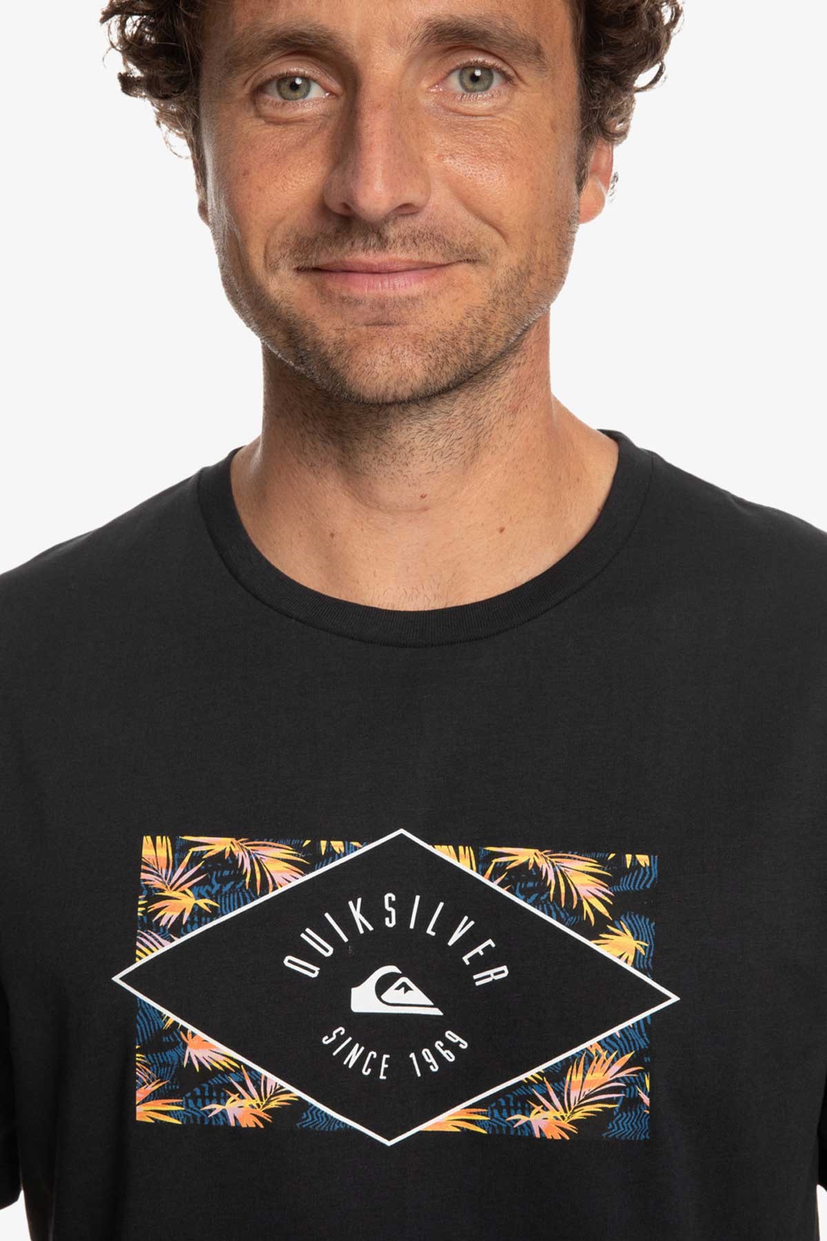 Quiksilver Circledline Erkek Tişört EQYZT07228-KVJ0 Siyah