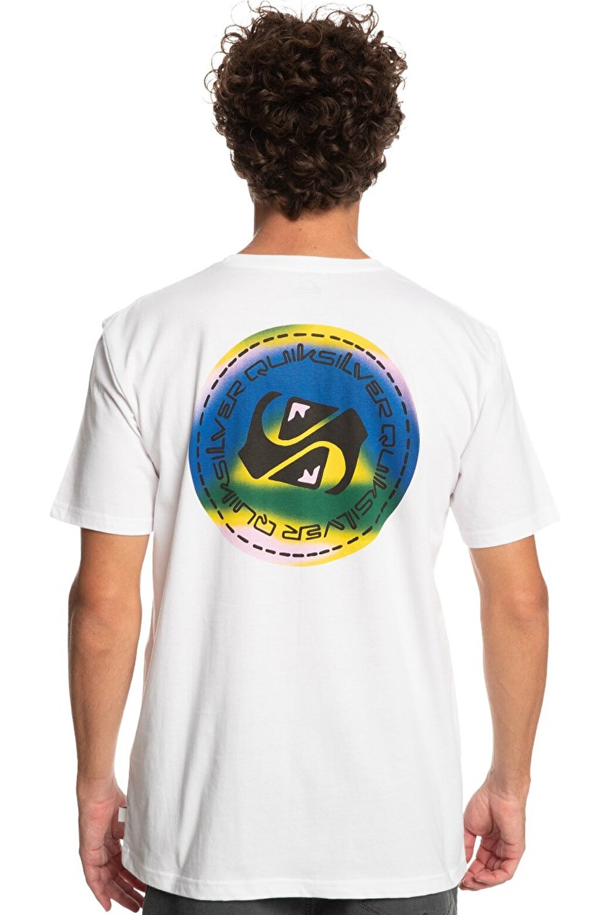 Quiksilver Colourflow Erkek Tişört EQYZT07229-WBB0 Beyaz