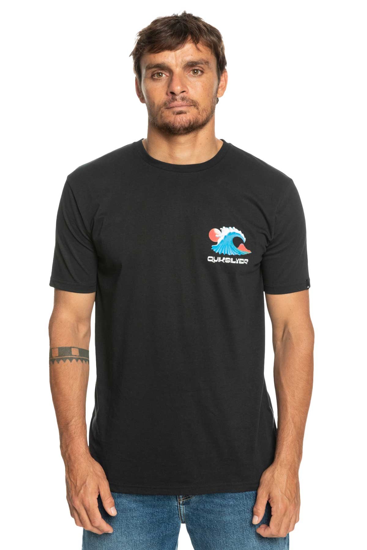 Quiksilver Oceanbed Erkek Tişört EQYZT07230-KVJ0 Siyah