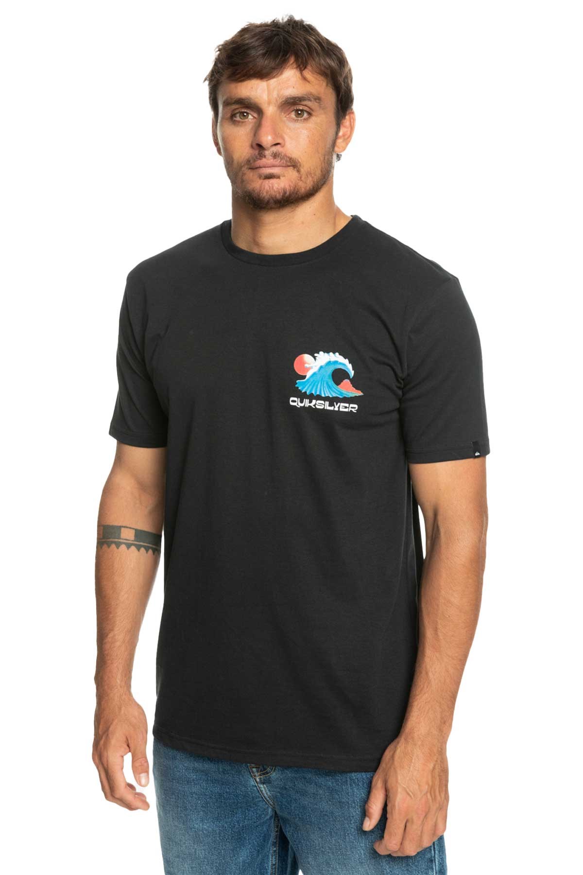 Quiksilver Oceanbed Erkek Tişört EQYZT07230-KVJ0 Siyah