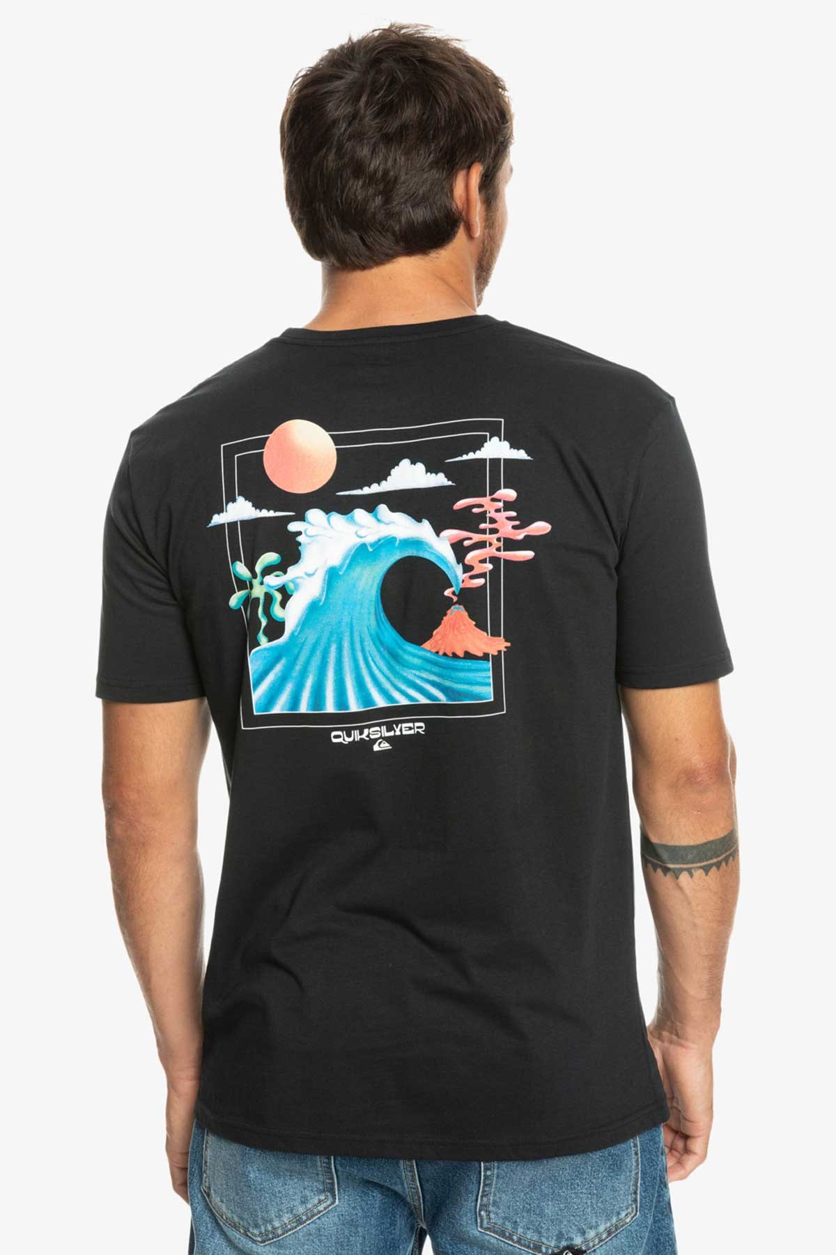 Quiksilver Oceanbed Erkek Tişört EQYZT07230-KVJ0 Siyah