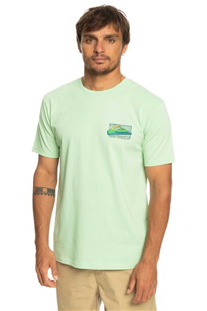 Quiksilver Retrofade Erkek Tişört EQYZT07231-GFE0 Yeşil