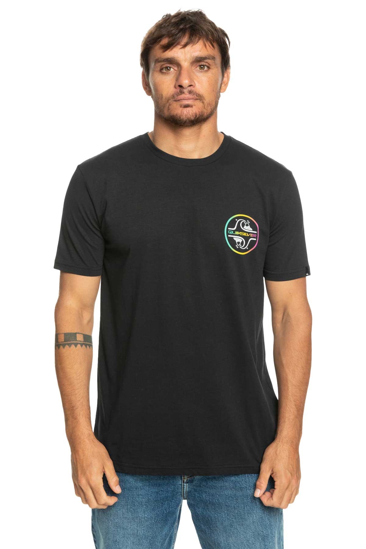 Quiksilver Corebubble Erkek Tişört EQYZT07232-KVJ0 Siyah