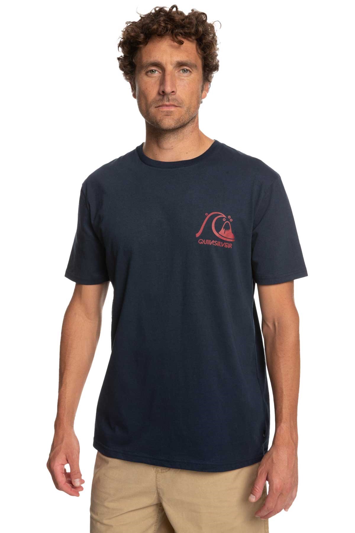 Quiksilver Theoriginaltee Erkek Tişört EQYZT07239-BYJ0 Lacivert