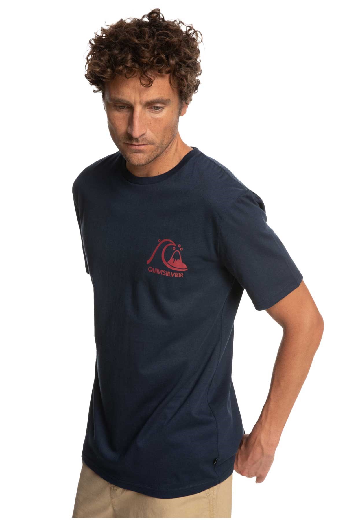 Quiksilver Theoriginaltee Erkek Tişört EQYZT07239-BYJ0 Lacivert