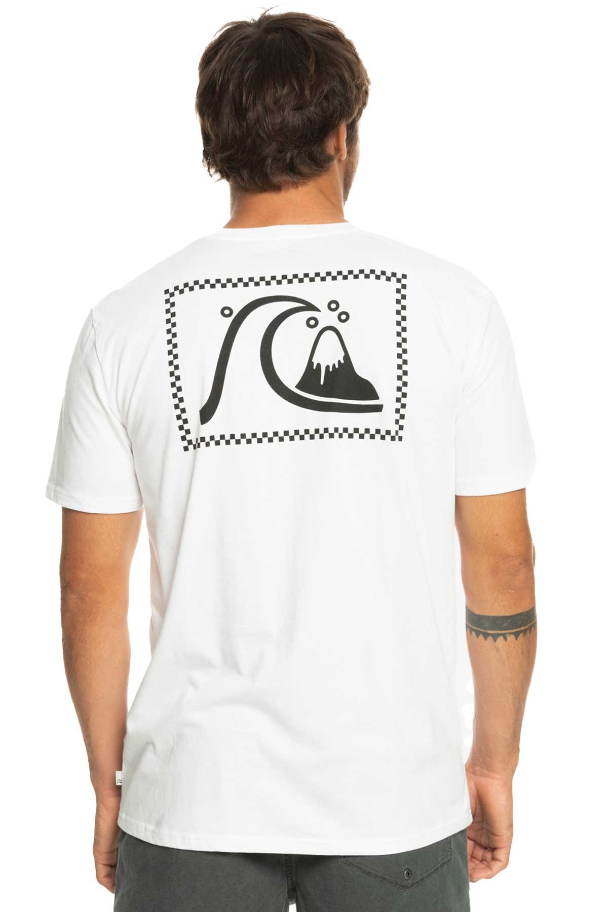 Quiksilver Theoriginaltee Erkek Tişört EQYZT07239-WBB0 Beyaz