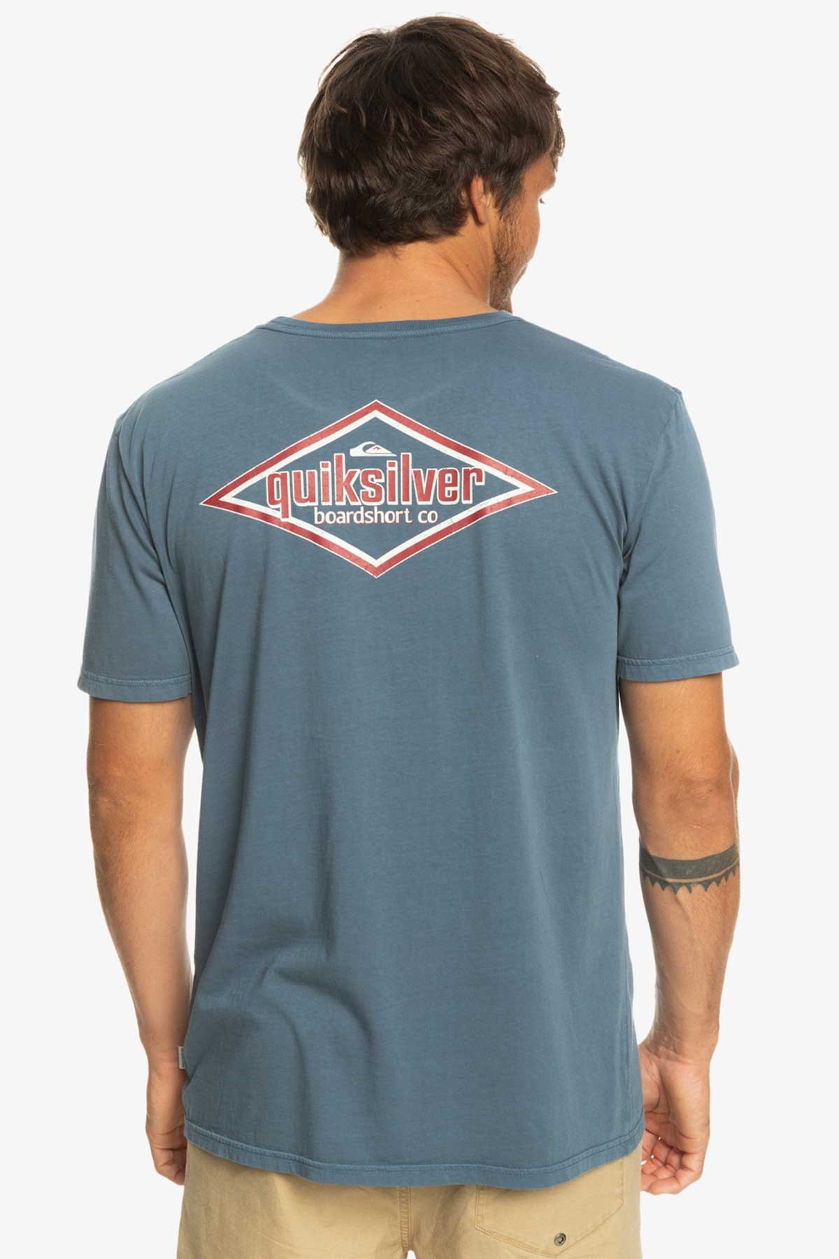 Quiksilver Quikwords Erkek Tişört EQYZT07263-BYG0 Lacivert