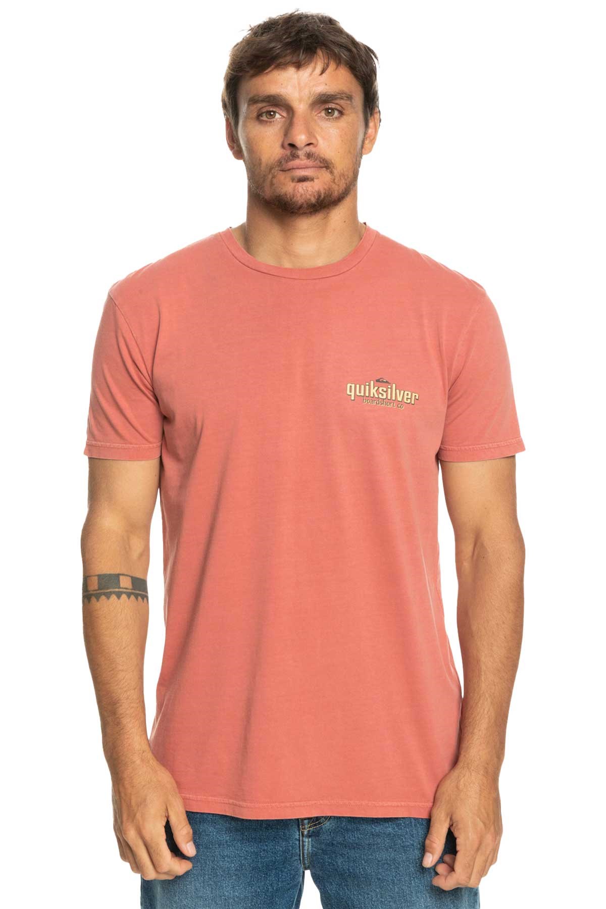 Quiksilver Quikwords Erkek Tişört EQYZT07263-MPD0 Kırmızı