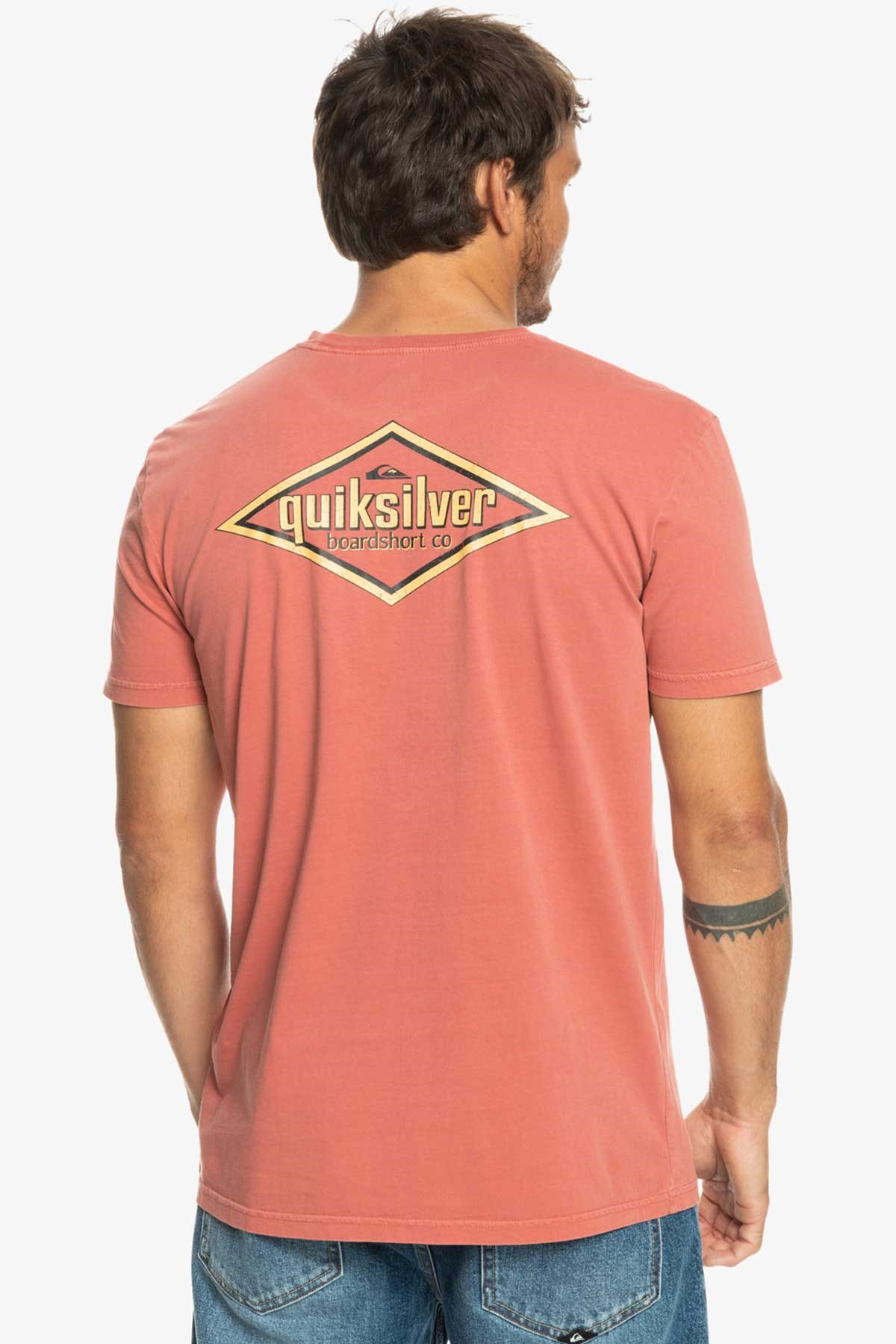 Quiksilver Quikwords Erkek Tişört EQYZT07263-MPD0 Kırmızı