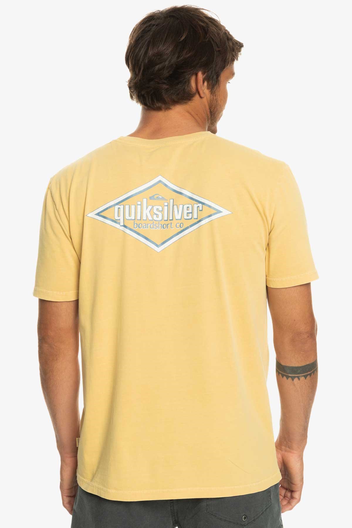 Quiksilver Quikwords Erkek Tişört EQYZT07263-YGY0 Sarı