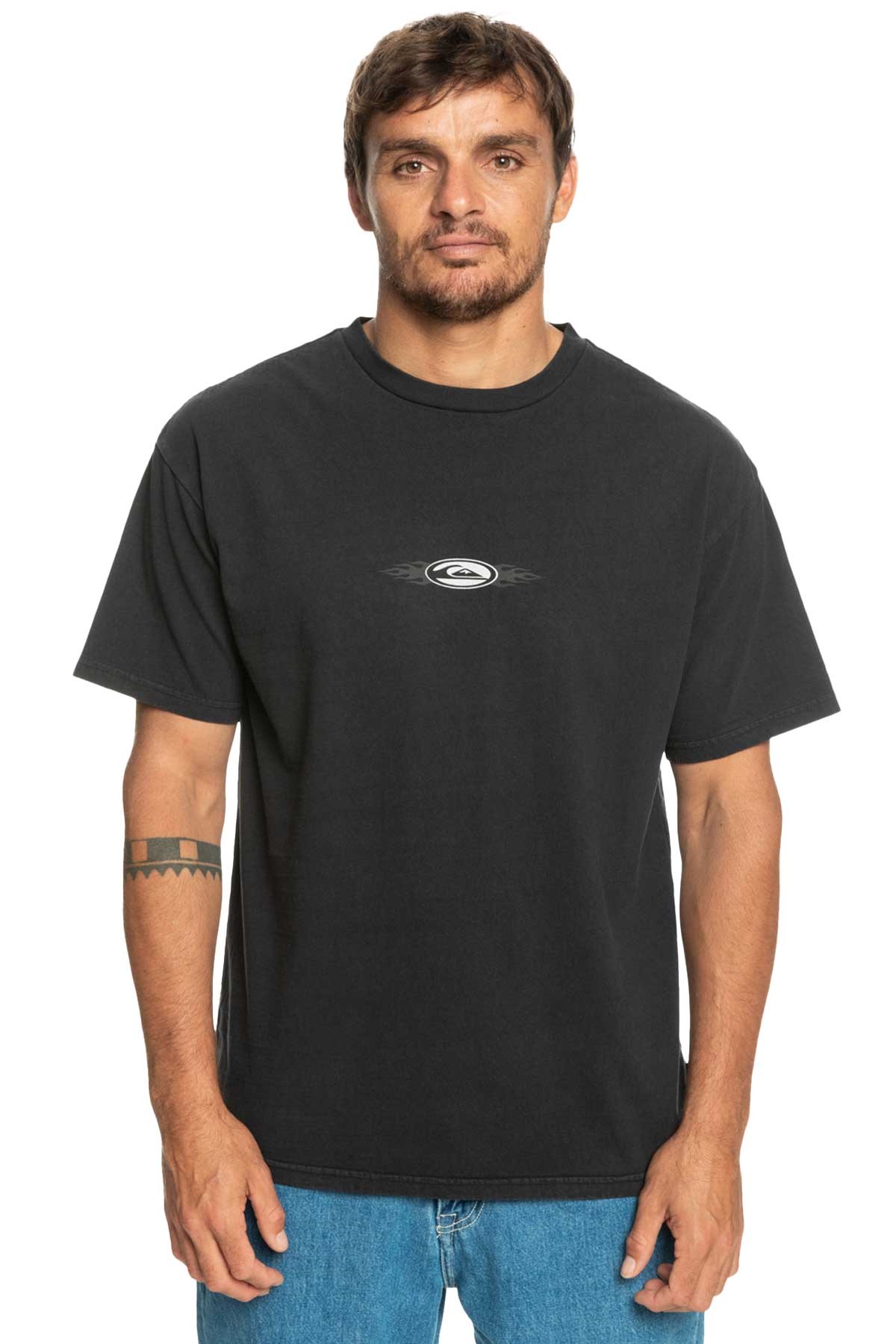 Quiksilver Turbo Erkek Tişört EQYZT07265-KVJ0 Siyah