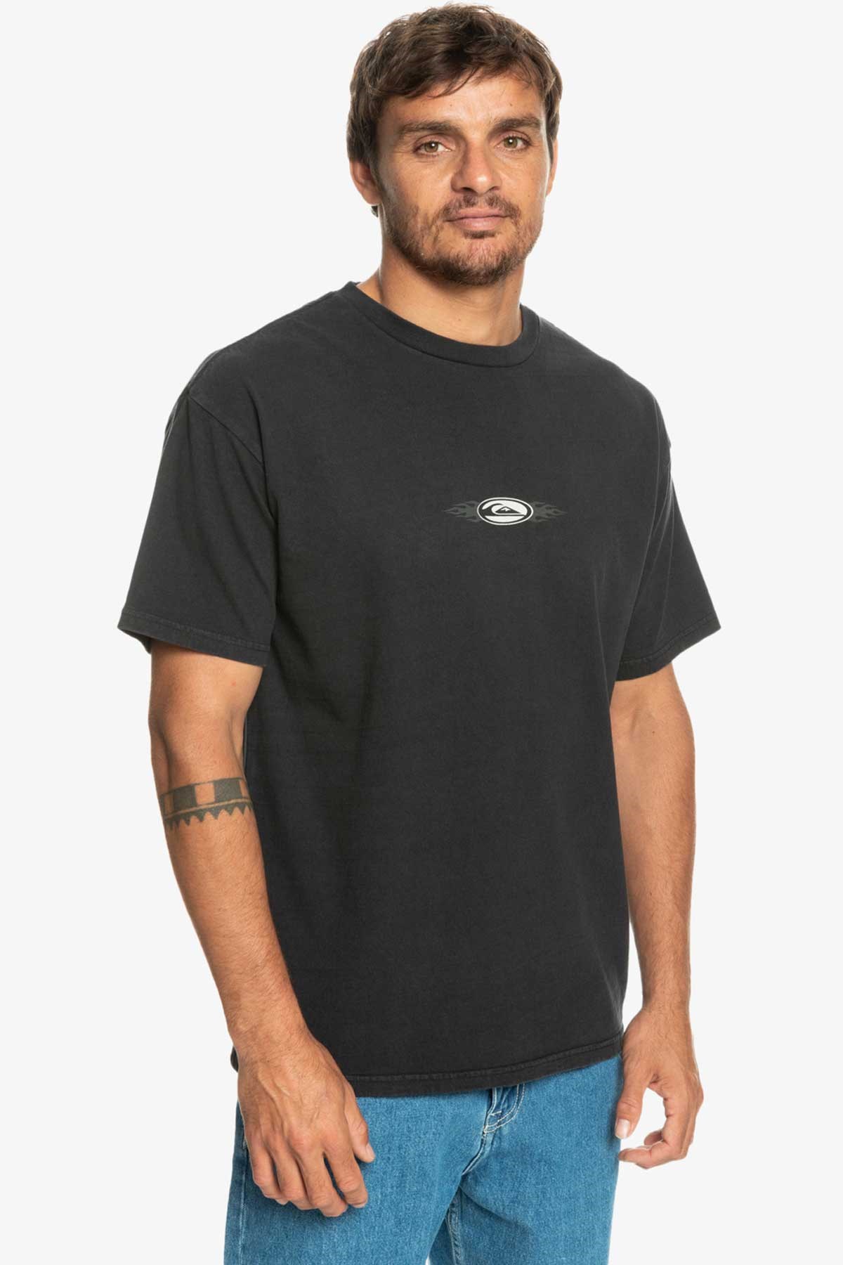 Quiksilver Turbo Erkek Tişört EQYZT07265-KVJ0 Siyah