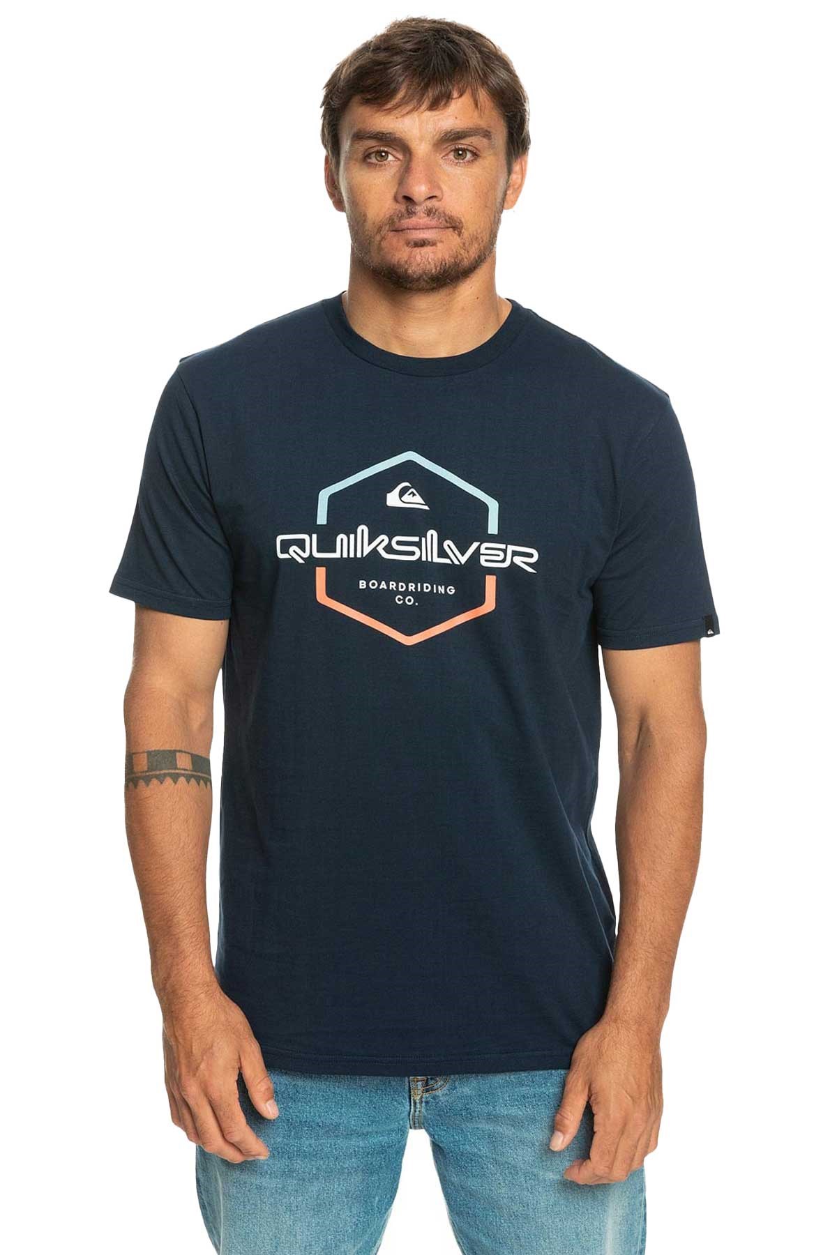 Quiksilver Passthepride Erkek Tişört EQYZT07275-BYJ0 Lacivert