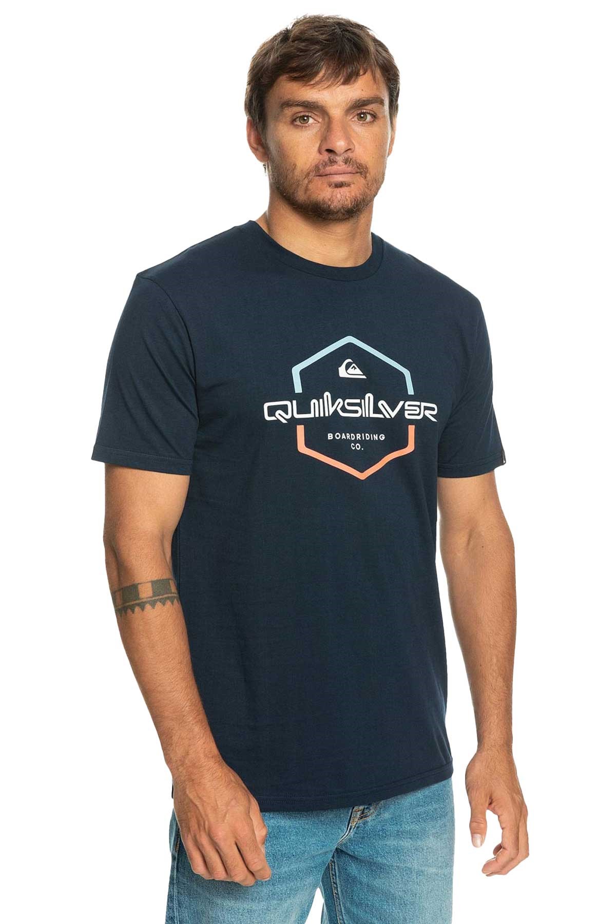 Quiksilver Passthepride Erkek Tişört EQYZT07275-BYJ0 Lacivert