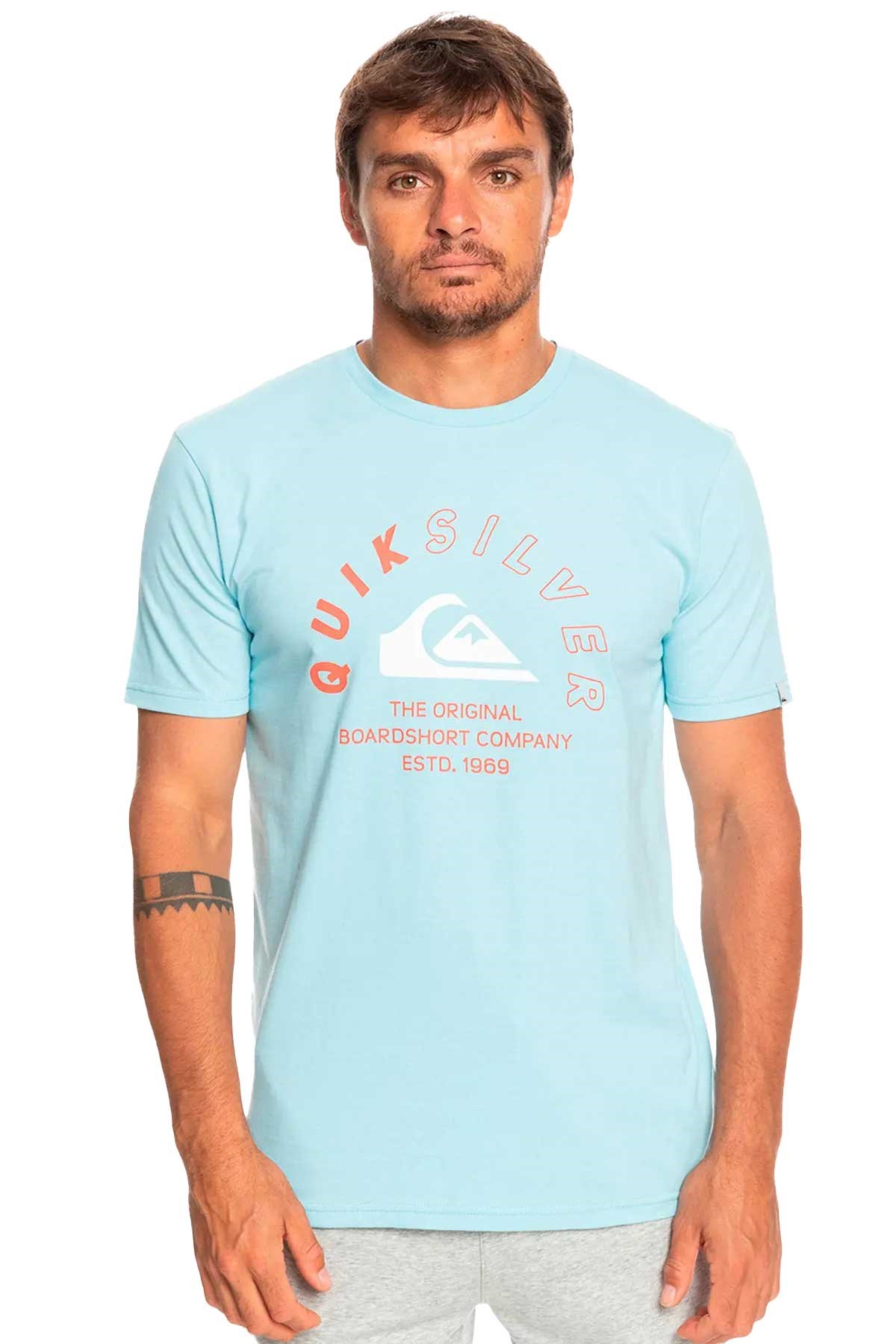 Quiksilver Mixedsignals Erkek Tişört EQYZT07276-BGC0 Mavi