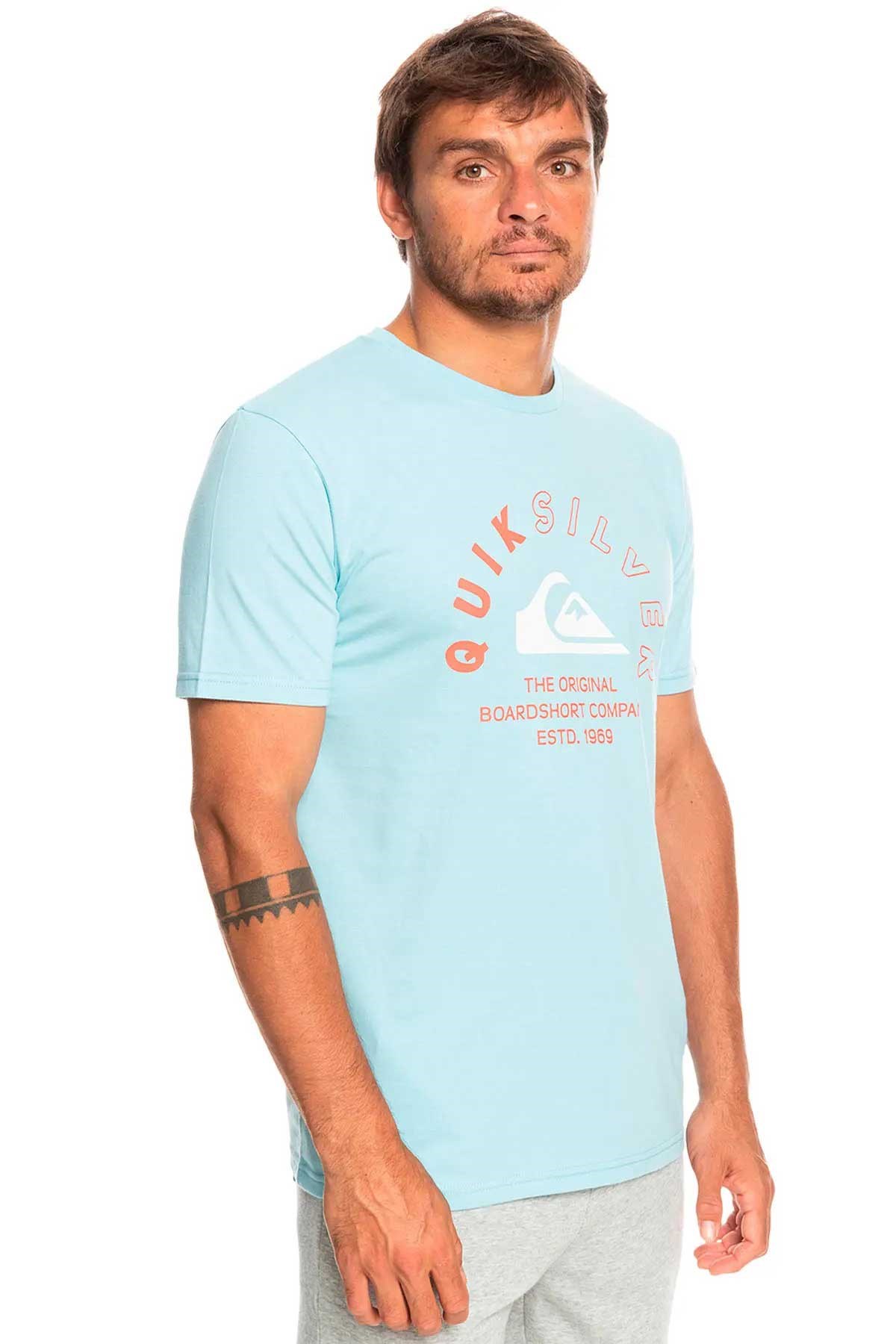 Quiksilver Mixedsignals Erkek Tişört EQYZT07276-BGC0 Mavi