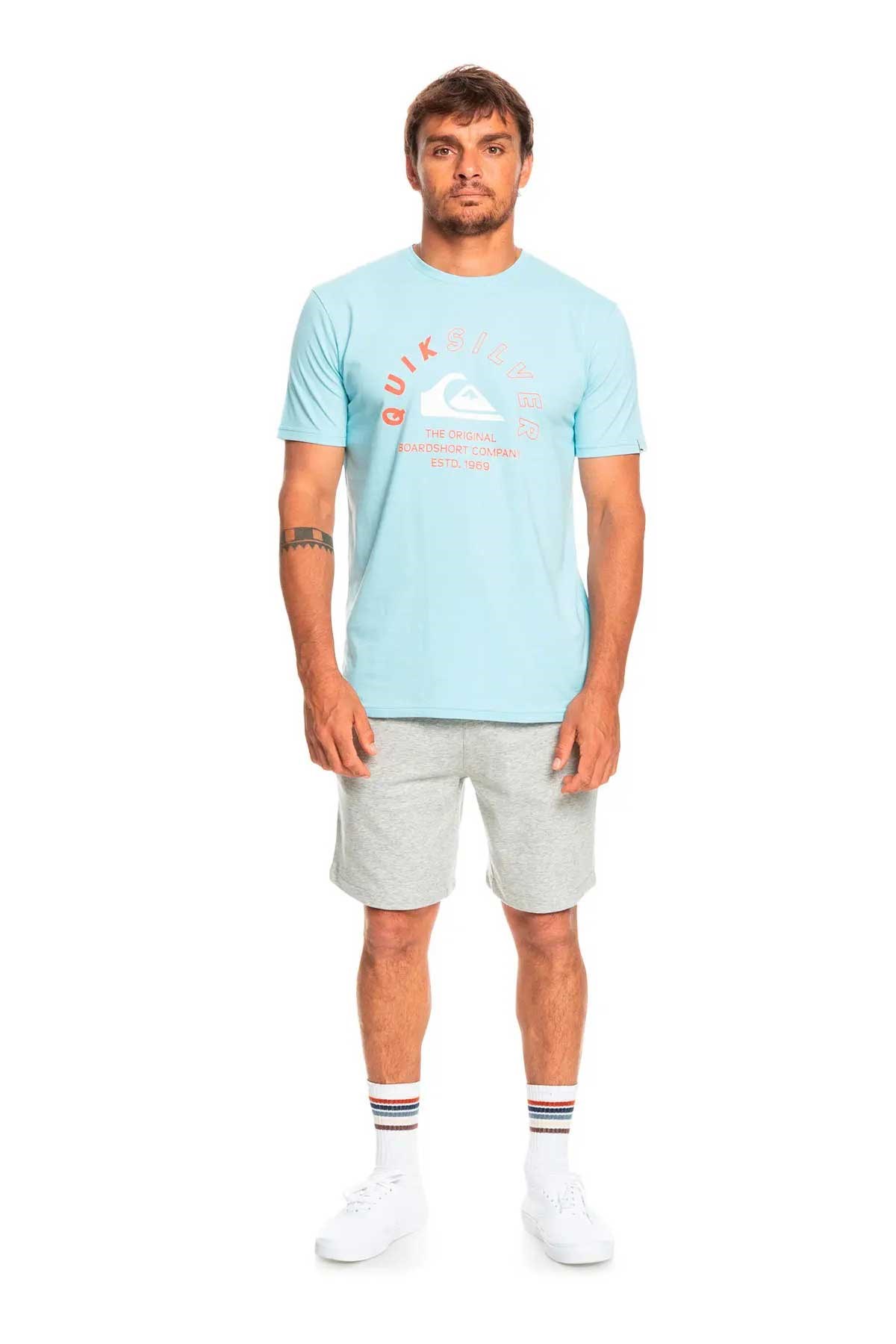 Quiksilver Mixedsignals Erkek Tişört EQYZT07276-BGC0 Mavi
