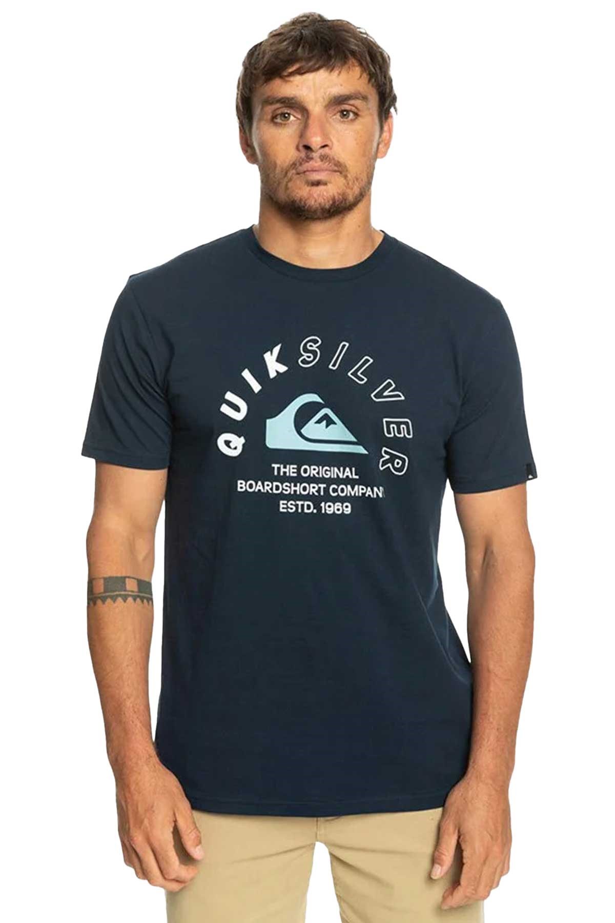Quiksilver Mixedsignals Erkek Tişört EQYZT07276-BYJ0 Lacivert