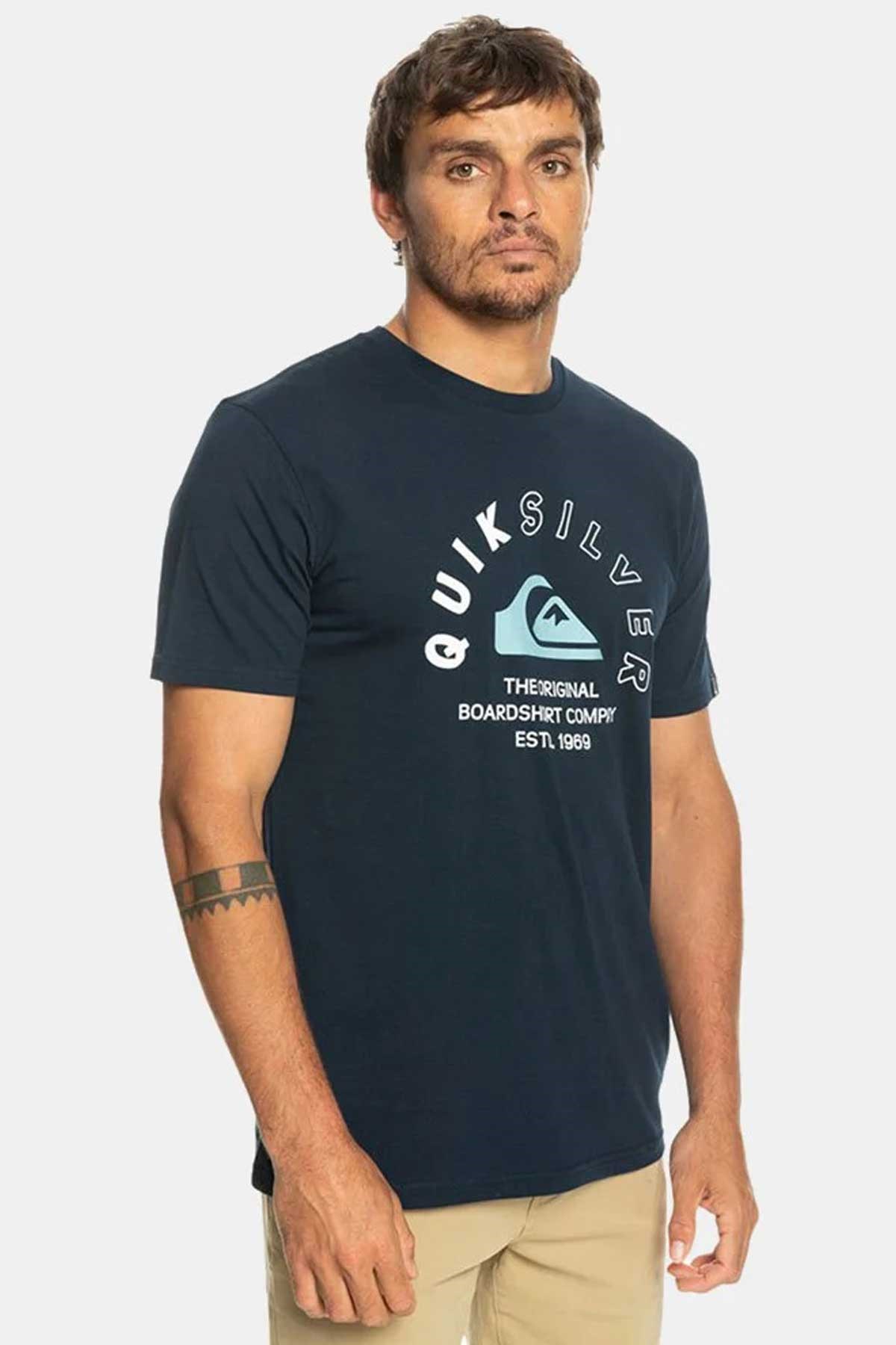 Quiksilver Mixedsignals Erkek Tişört EQYZT07276-BYJ0 Lacivert