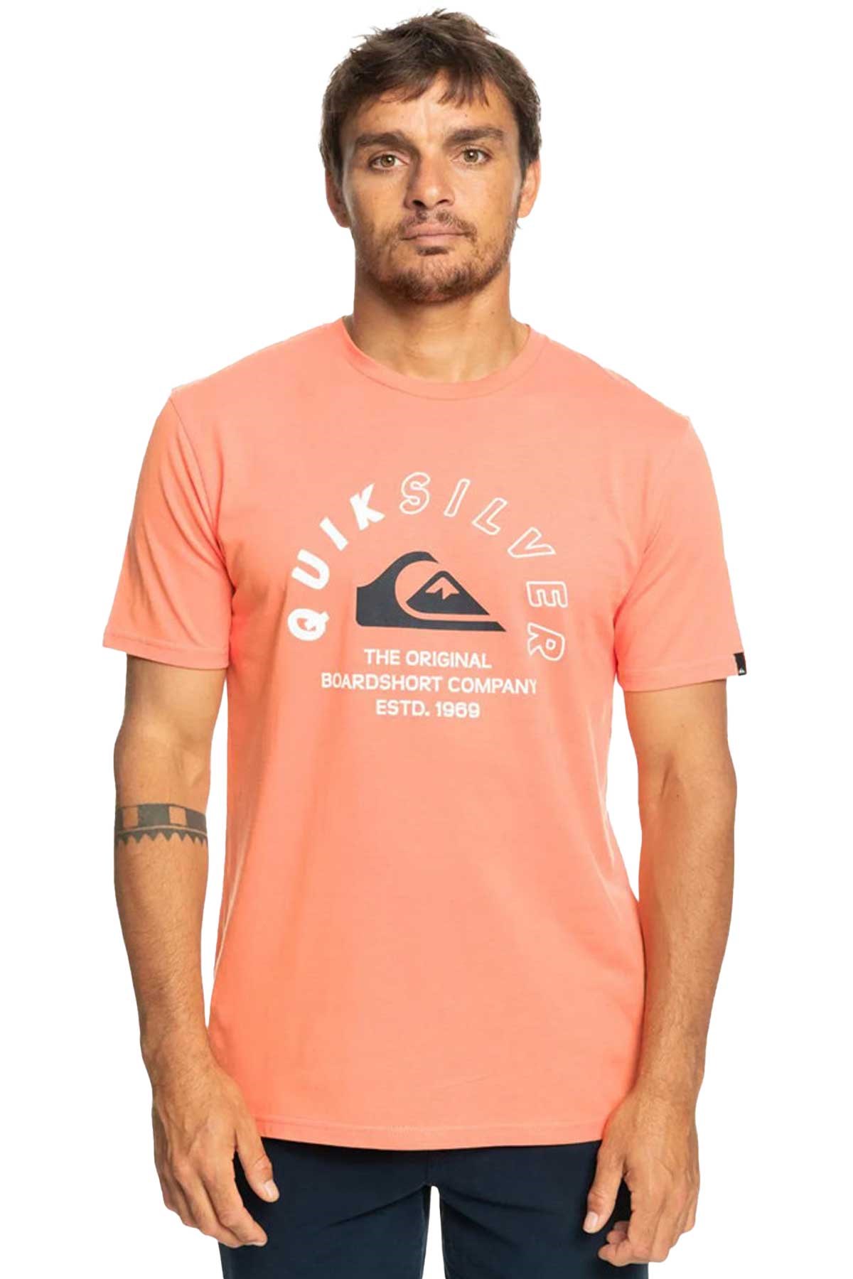 Quiksilver Mixedsignals Erkek Tişört EQYZT07276-MHV0 Pembe