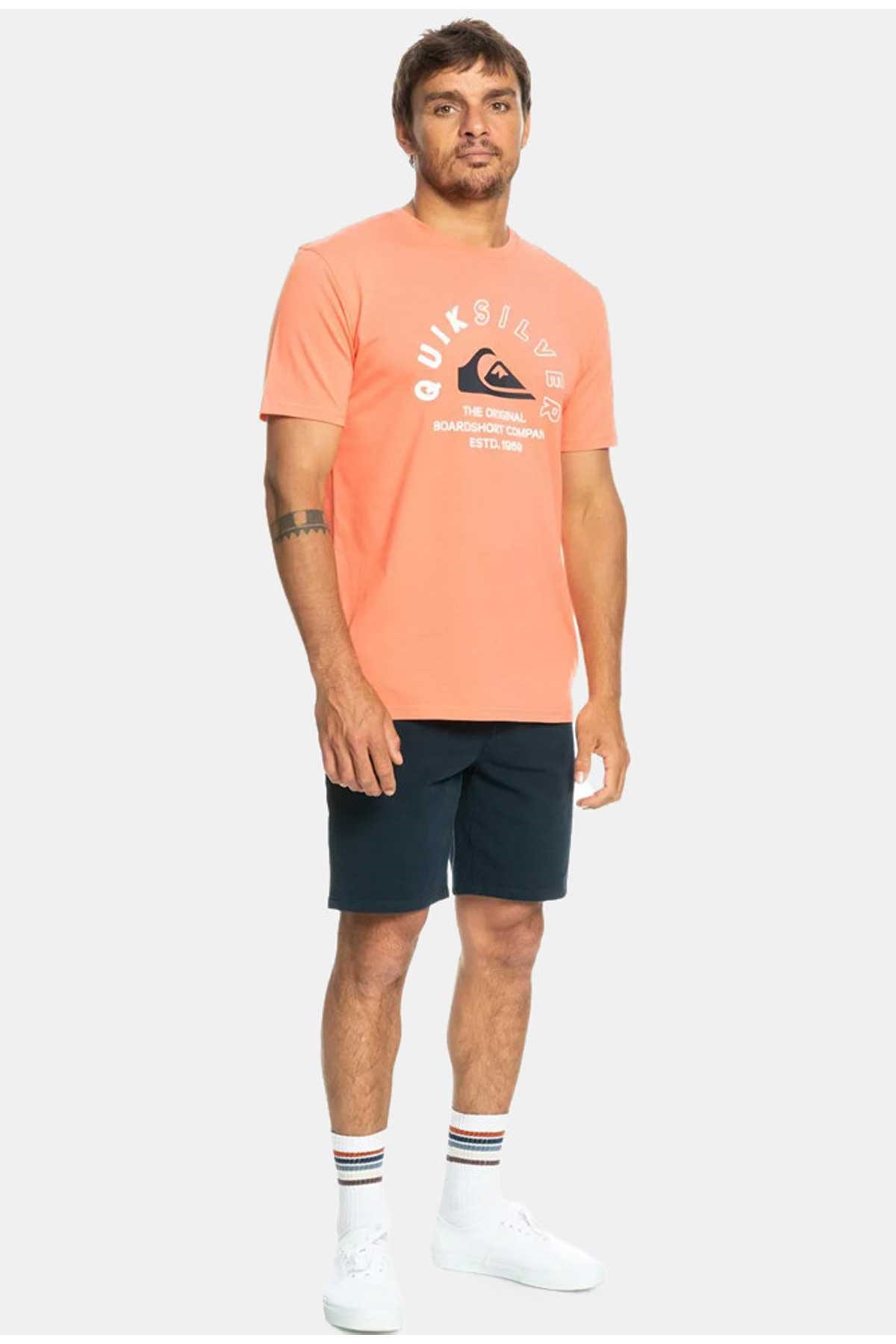 Quiksilver Mixedsignals Erkek Tişört EQYZT07276-MHV0 Pembe