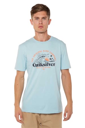 Quiksilver Sunsetwave Erkek Tişört EQYZT07277-BGC0 Mavi