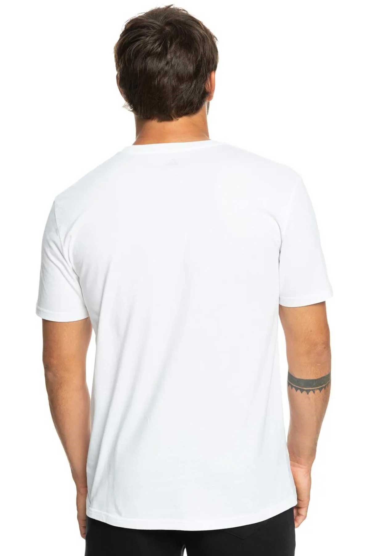Quiksilver Sunsetwave Erkek Tişört EQYZT07277-WBB0 Beyaz