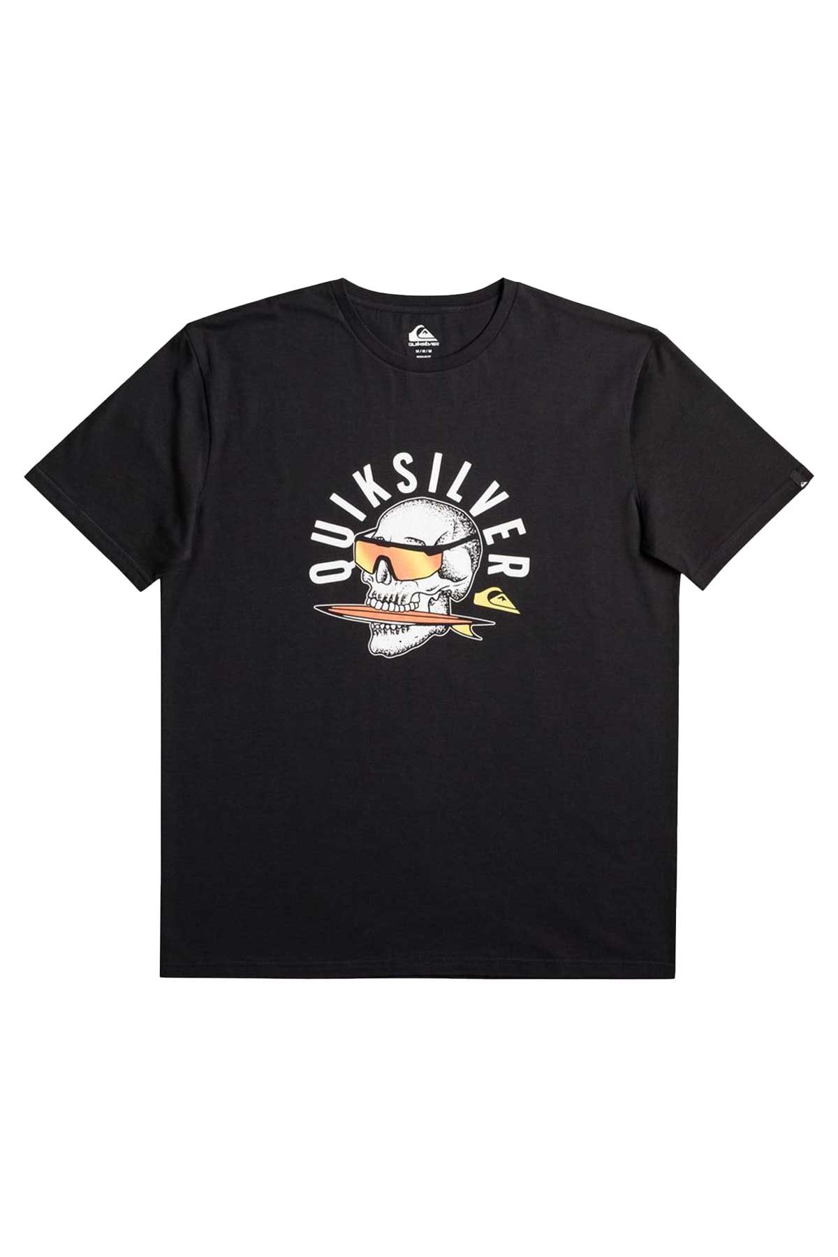 Quiksilver Qsrockinskull Erkek Tişört EQYZT07278-KVJ0 Siyah
