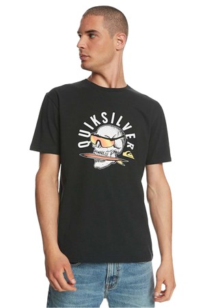 Quiksilver Qsrockinskull Erkek Tişört EQYZT07278-KVJ0 Siyah