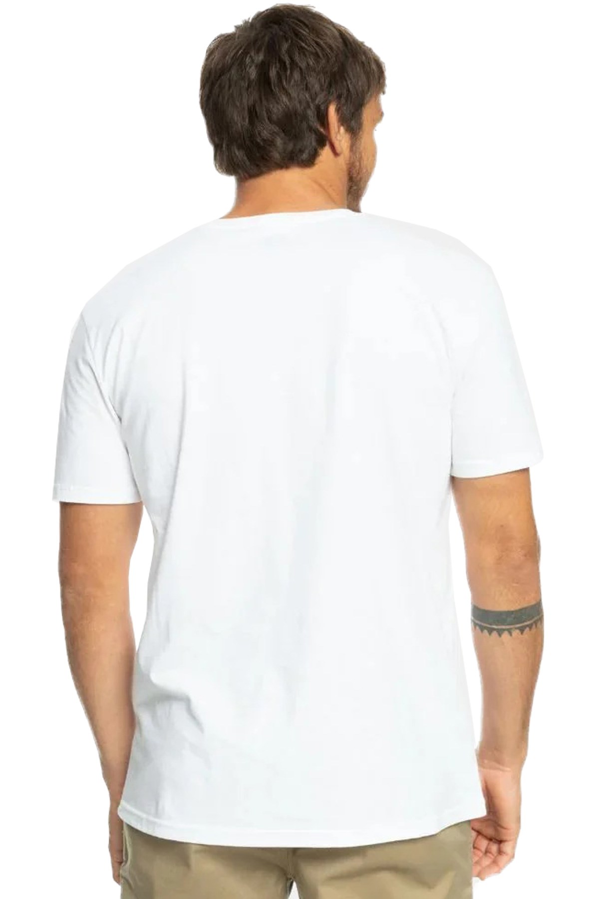 Quiksilver Qsrockinskull Erkek Tişört EQYZT07278-WBB0 Beyaz