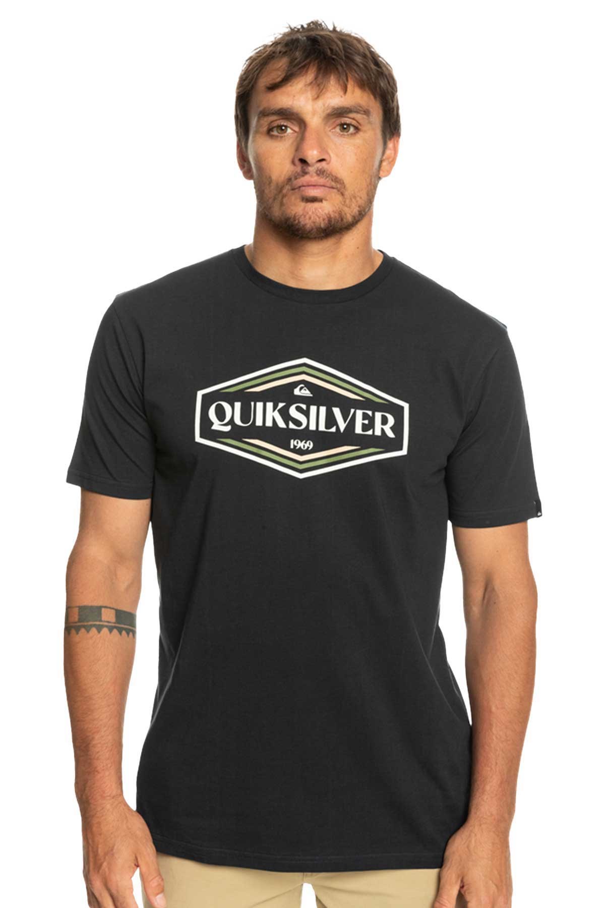 Quiksilver Shapesup Erkek Tişört EQYZT07280-KVJ0 Siyah