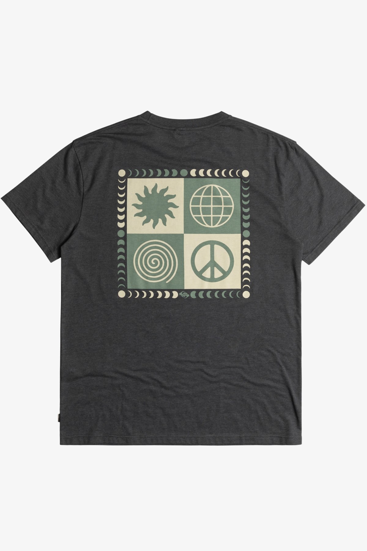 Quiksilver Peace Phase Erkek Tişört EQYZT07586-12814 Gri