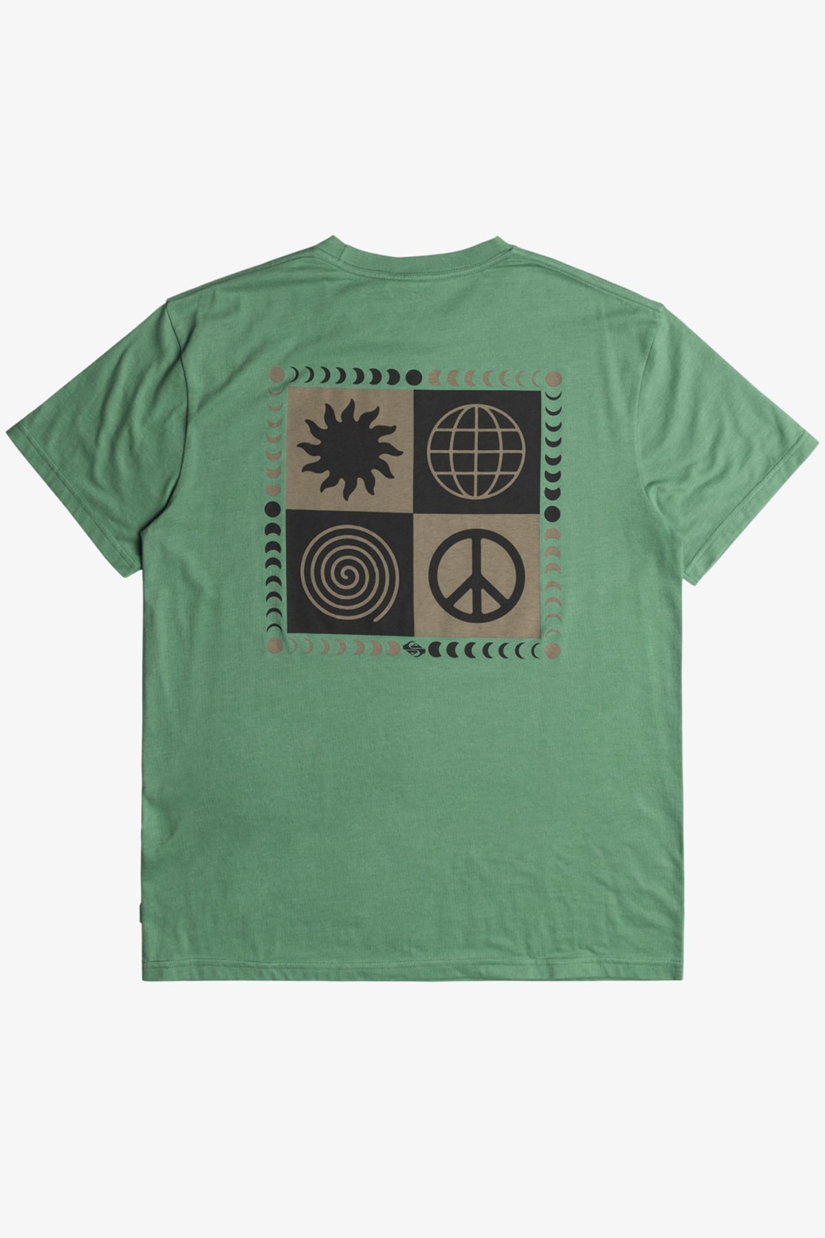 Quiksilver Peace Phase Erkek Tişört EQYZT07586-24705 Yeşil