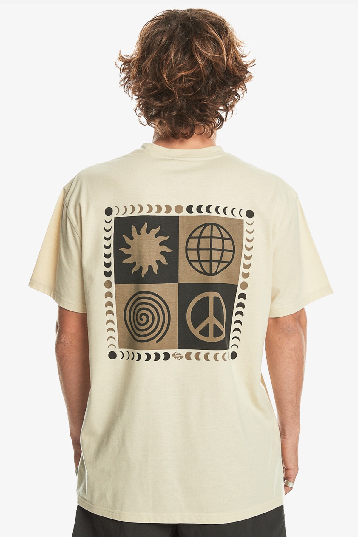 Quiksilver Peace Phase Erkek Tişört EQYZT07586-34053 Beyaz