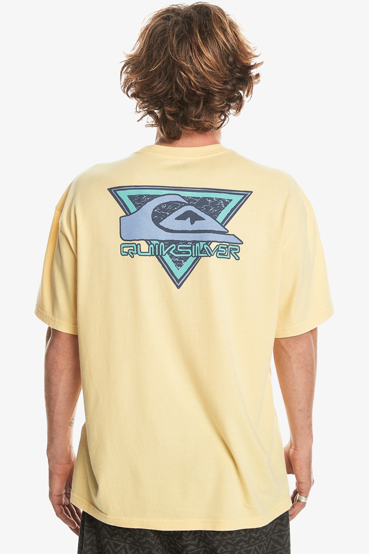 Quiksilver Take Us Back Logo Erkek Tişört EQYZT07654-16884 Sarı