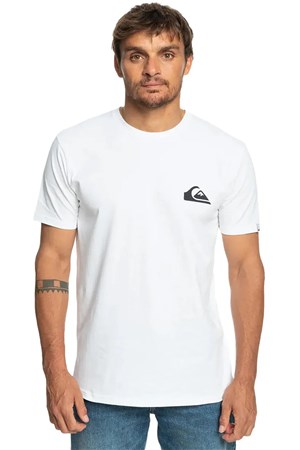 Quiksilver Mw Mini Logo Erkek Tişört EQYZT07657-10 Beyaz