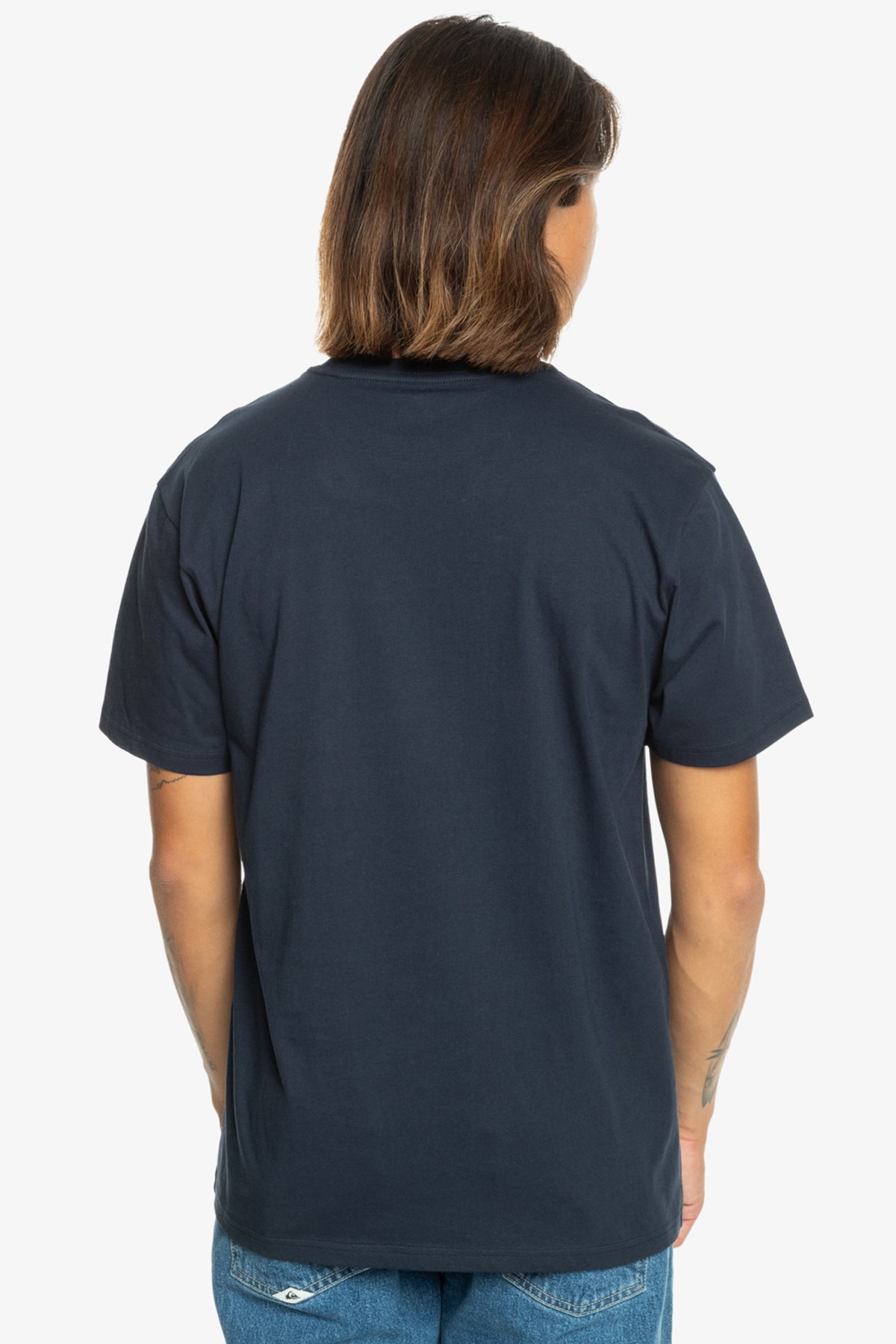 Quiksilver Comp Logo Erkek Tişört EQYZT07658-17726 Lacivert