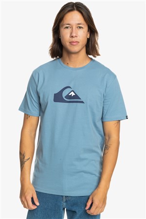 Quiksilver Comp Logo Erkek Tişört EQYZT07658-18406 Mavi