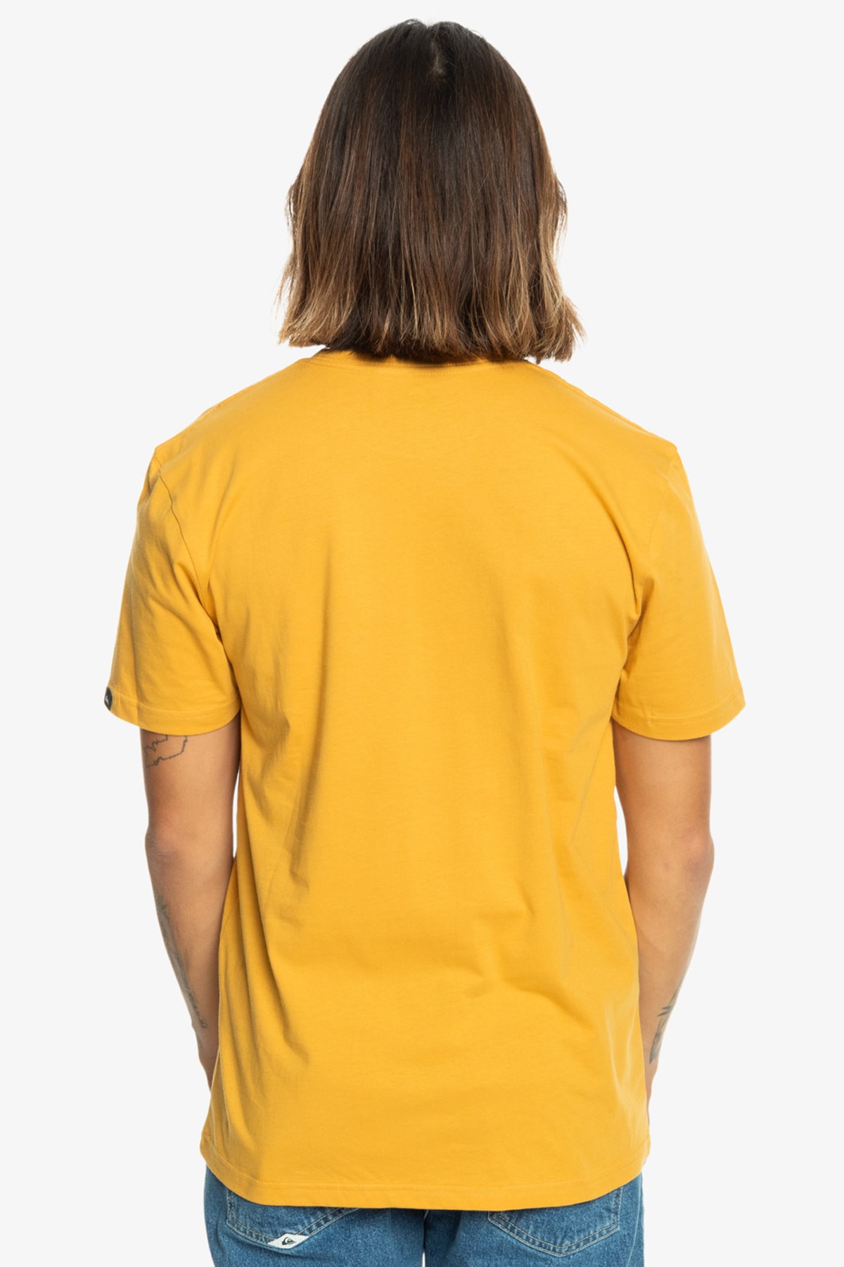 Quiksilver Comp Logo Erkek Tişört EQYZT07658-69 Sarı