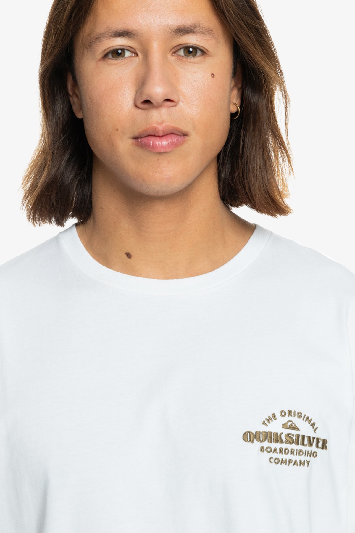 Quiksilver Tradesmith Erkek Tişört EQYZT07659-10 Beyaz