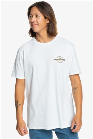 Quiksilver Tradesmith Erkek Tişört EQYZT07659-10 Beyaz