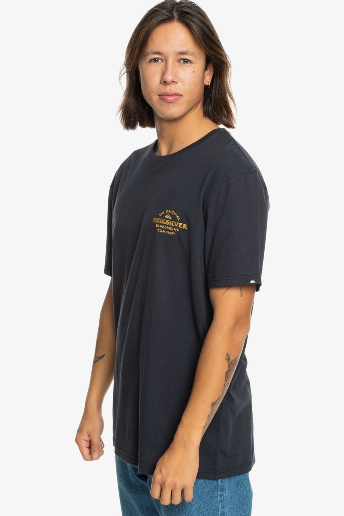 Quiksilver Tradesmith Erkek Tişört EQYZT07659-17726 Lacivert