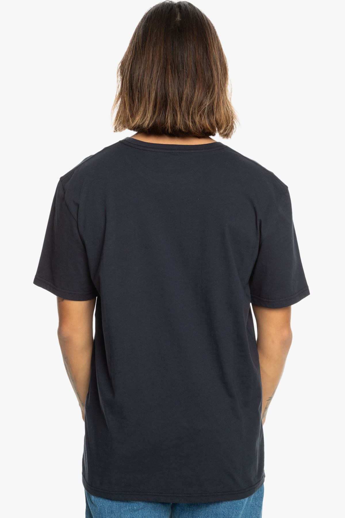 Quiksilver Tradesmith Erkek Tişört EQYZT07659-17726 Lacivert