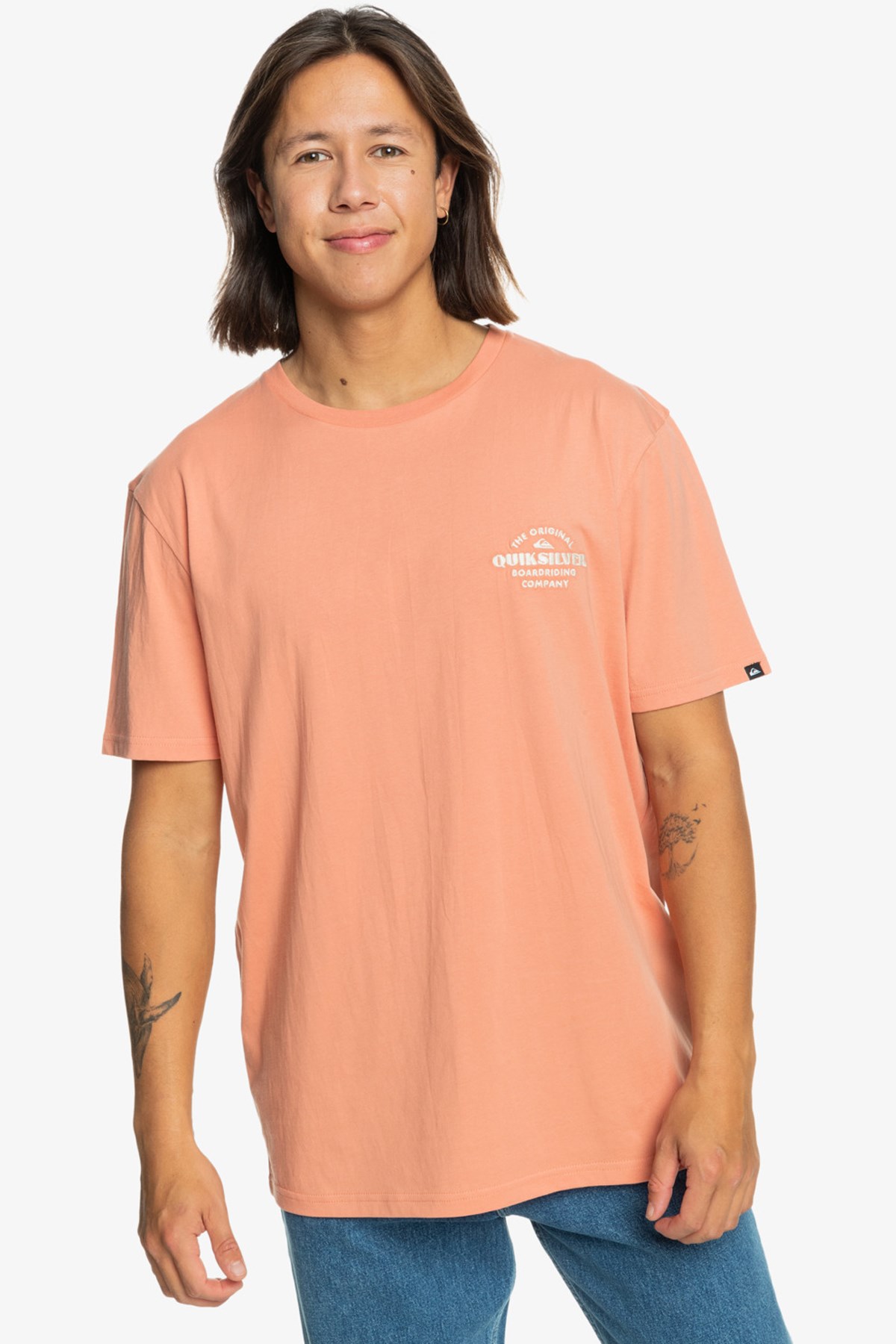 Quiksilver Tradesmith Erkek Tişört EQYZT07659-MJR0 Turuncu