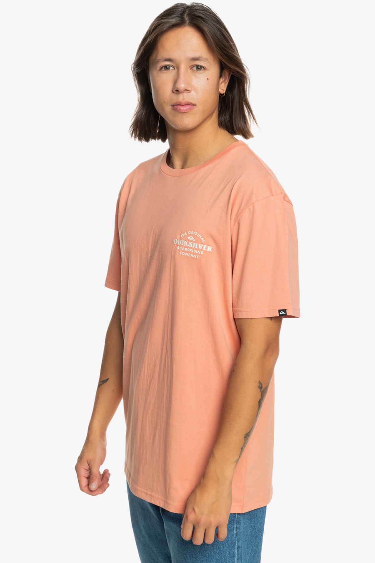 Quiksilver Tradesmith Erkek Tişört EQYZT07659-MJR0 Turuncu