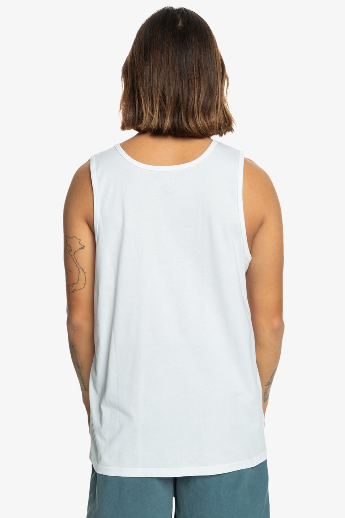 Quiksilver Omni Fills Tank Erkek Atlet EQYZT07662-10 Beyaz
