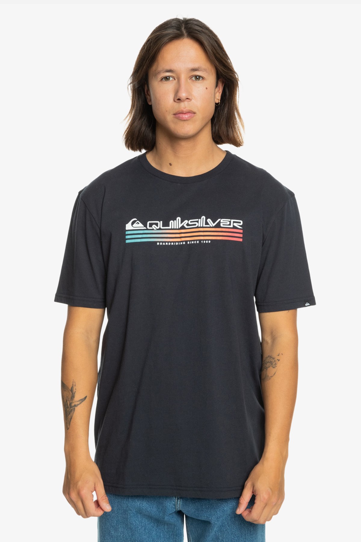 Quiksilver Omni Fill Erkek Tişört EQYZT07664-17726 Lacivert