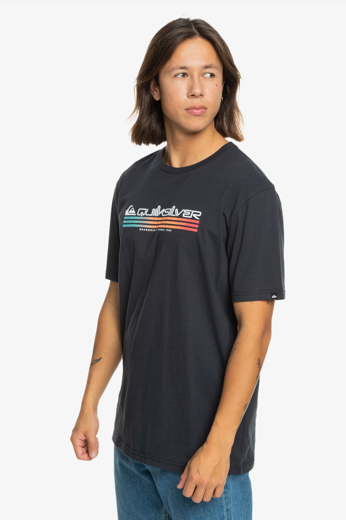 Quiksilver Omni Fill Erkek Tişört EQYZT07664-17726 Lacivert