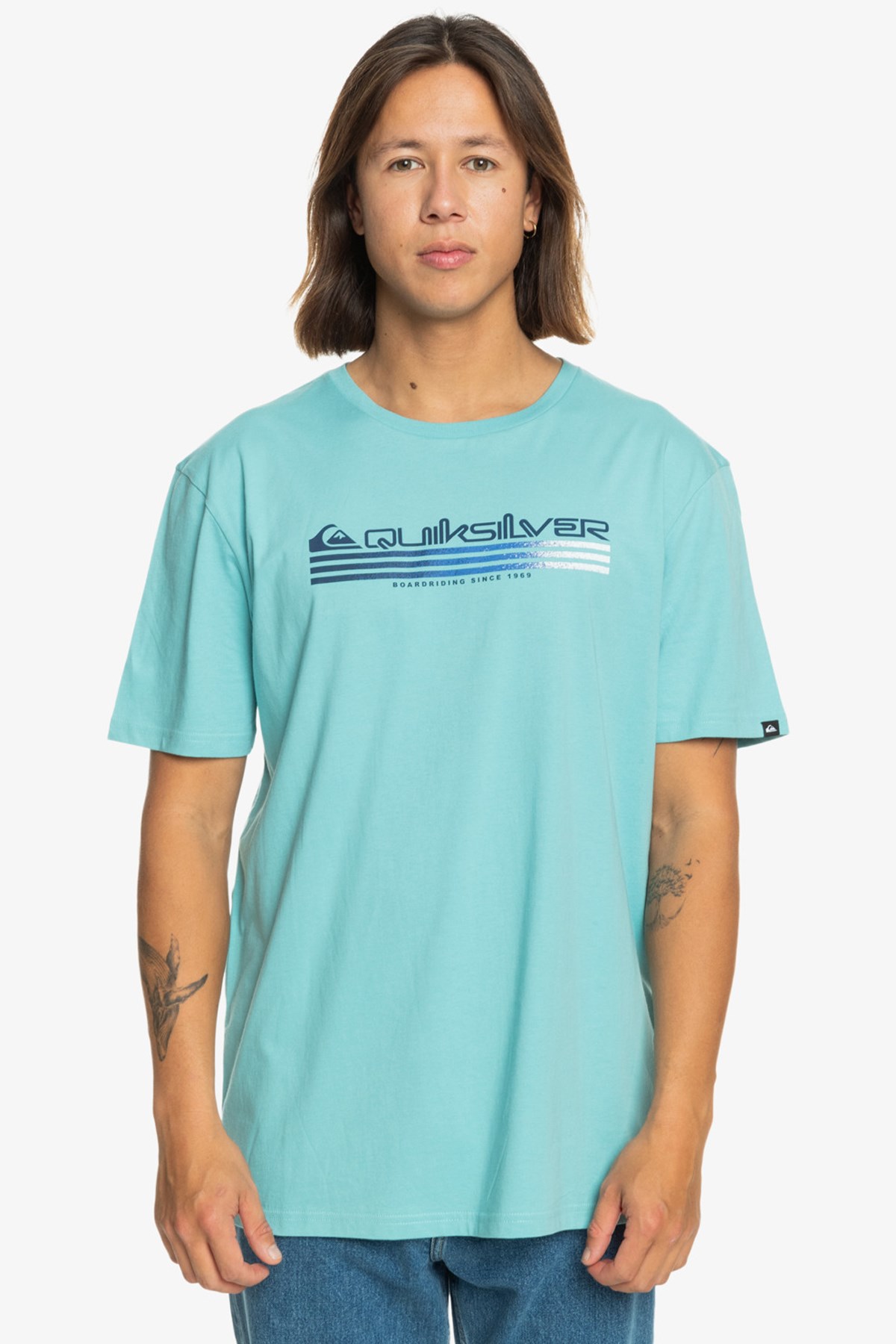 Quiksilver Omni Fill Erkek Tişört EQYZT07664-18614 Mavi