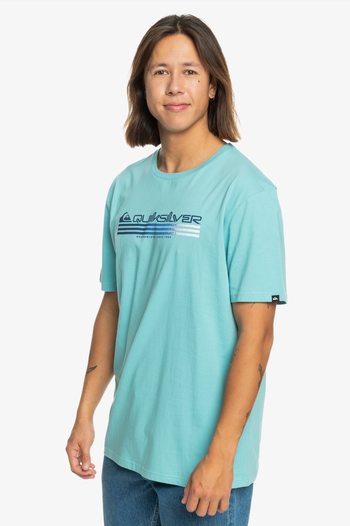 Quiksilver Omni Fill Erkek Tişört EQYZT07664-18614 Mavi